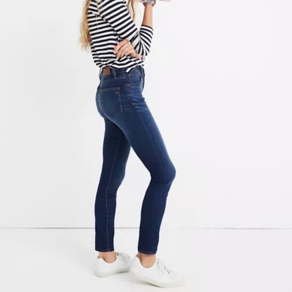 Madewell Road Trip Denim Jeggings Blue Denim Jean Stretchy Pants Jansen Wash 23 - Picture 2 of 5